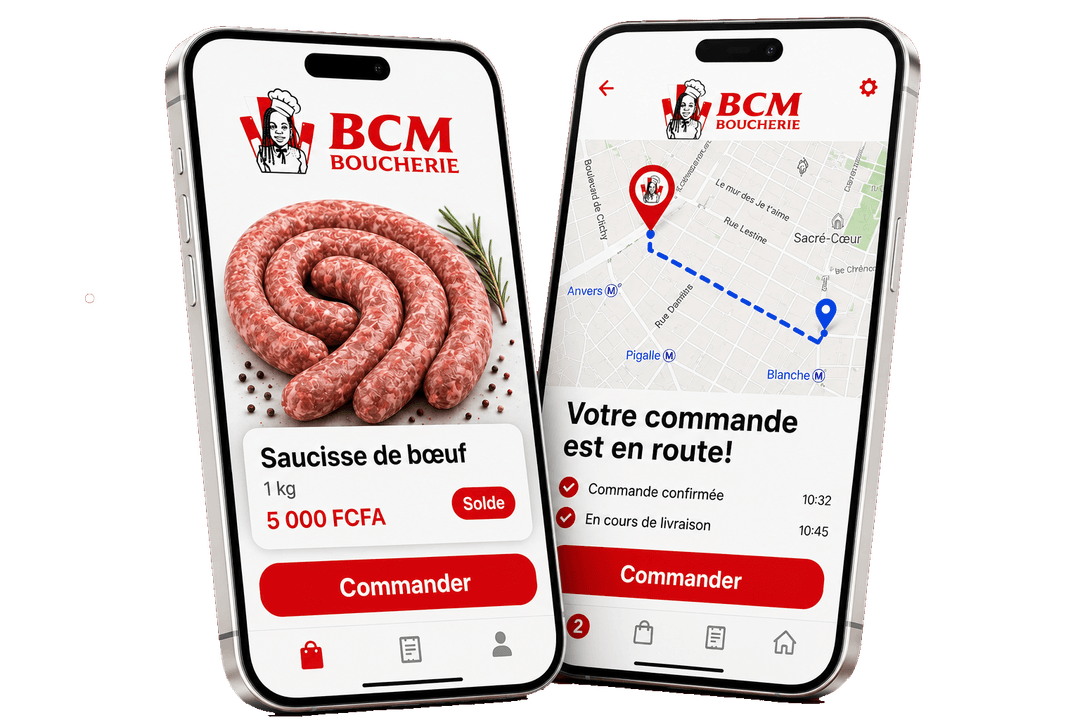 Application BCM sur mobile